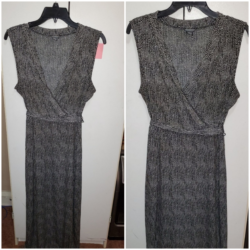 Black and White Maxidress